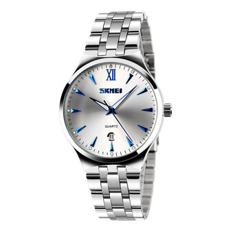 SKMEI 9071 Paar Horloge Mode Lichtgevende Simple Style Lovers Quartz Wrist Watch
