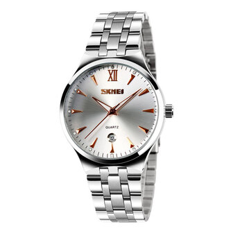 SKMEI 9071 Paar Horloge Mode Lichtgevende Simple Style Lovers Quartz Wrist Watch