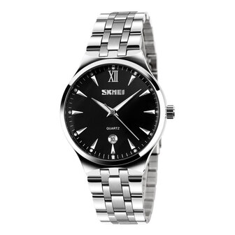 SKMEI 9071 Paar Horloge Mode Lichtgevende Simple Style Lovers Quartz Wrist Watch