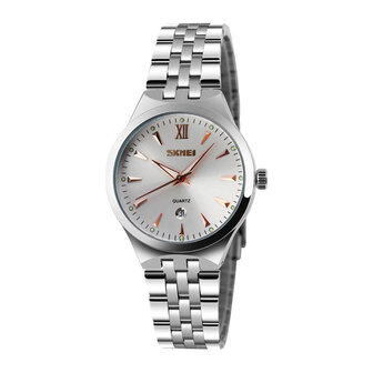 SKMEI 9071 Paar Horloge Mode Lichtgevende Simple Style Lovers Quartz Wrist Watch