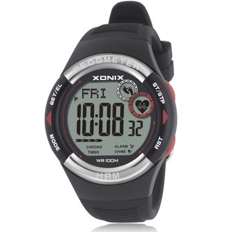 XONIX HRM3 Sporthorloge Hartslagmeter meter Lichtgewicht Waterdicht LED Zwembandhorloge