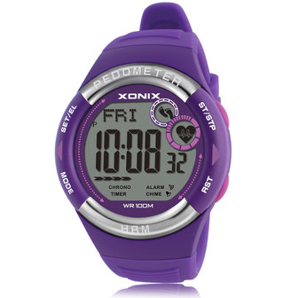 XONIX HRM3 Sporthorloge Hartslagmeter meter Lichtgewicht Waterdicht LED Zwembandhorloge