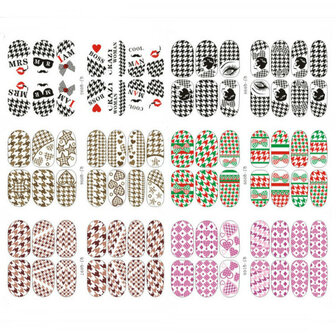 Noctilucent Lichtgevende Nail Foil Sticker Nail Art Decal
