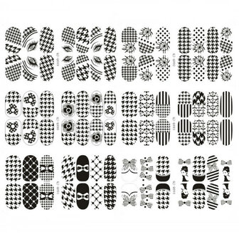 Noctilucent Lichtgevende Nail Foil Sticker Nail Art Decal