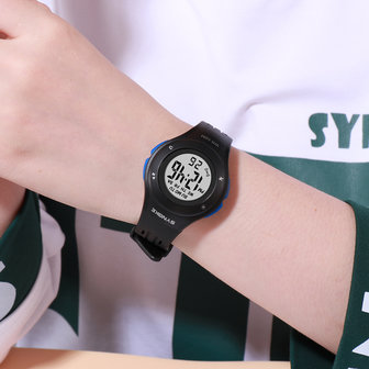 SYNOKE 9113 Sport kinderhorloge Lichtgevende weekweergave Chronograaf Alarm Waterdicht LED kinder digitaal horloge