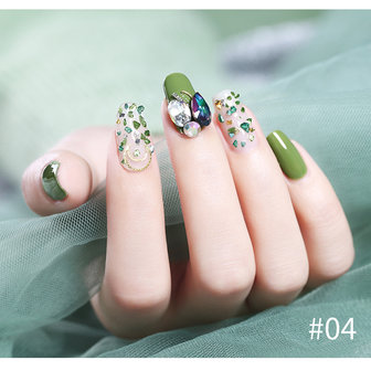 Diamond Ornament Nail Rhinestone New York Storm Set nagelnagels nagelsticker