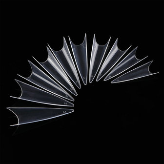 500 stuks lange nagelsalon transparante nagels lang