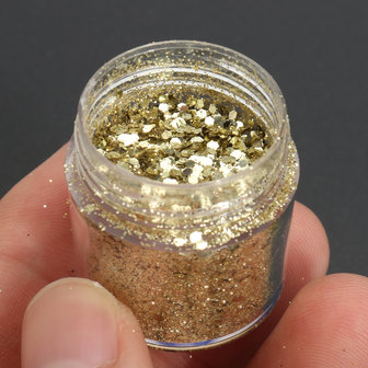 Champagne Goud Gemengde Glitter Poeder Sequins Shining Stof Nagel Kunst Decoratie Oogschaduw Ornament