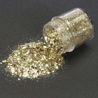 Champagne Goud Gemengde Glitter Poeder Sequins Shining Stof Nagel Kunst Decoratie Oogschaduw Ornament