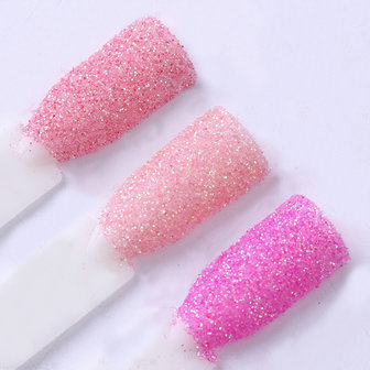 5 Pot / Set Roze Glitter Oogschaduw Chunky Holographic Nail Art Face Body