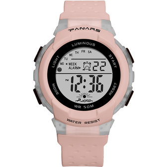 SYNOKE 8138 Sport Colorful Kinderhorloge 5ATM waterdicht lichtgevend digitaal studentenhorloge