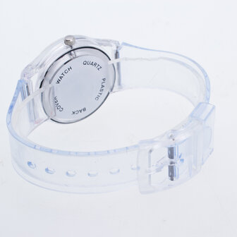 Deffrun Transparant unieke stijl student polshorloge siliconen horloge band quartz horloge