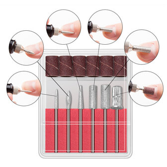 Dubbele lichtbron UV Nagellamp LED-lichttherapiemachine Polijstpen set