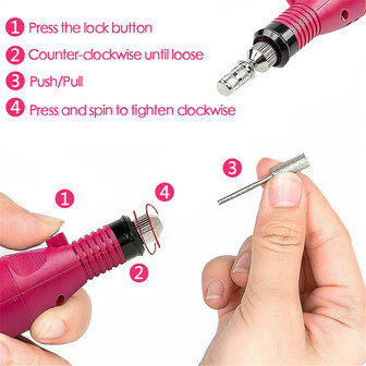 Dubbele lichtbron UV Nagellamp LED-lichttherapiemachine Polijstpen set