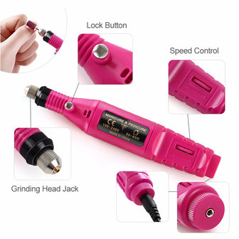 Dubbele lichtbron UV Nagellamp LED-lichttherapiemachine Polijstpen set