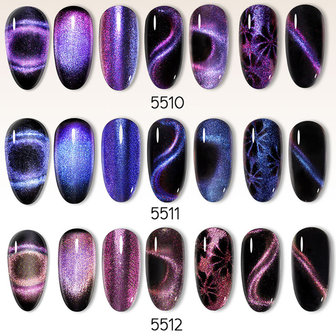 Super Galaxy Cat Eye Gel 8 ml 5D Chameleon Cat Eyeliner Starry Fototherapie UV Gel Nail