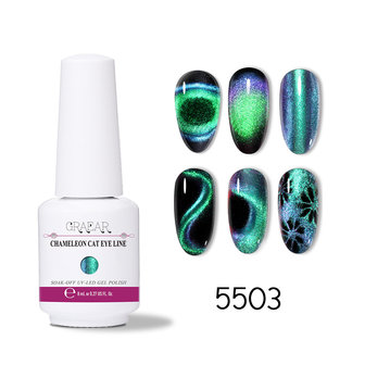 Super Galaxy Cat Eye Gel 8 ml 5D Chameleon Cat Eyeliner Starry Fototherapie UV Gel Nail