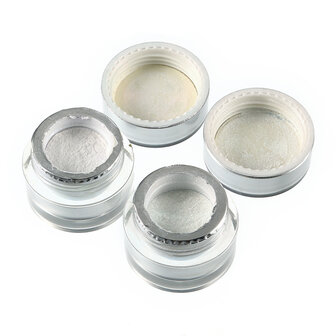 6 kleuren magische spiegel chroom parel schelp glans poeder stof decoraties glitter pigment