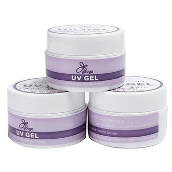 3Colors Duidelijke Roze Witte Nail Art Acryl UV Gel Builder Lijm