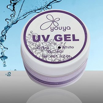 3Colors Duidelijke Roze Witte Nail Art Acryl UV Gel Builder Lijm