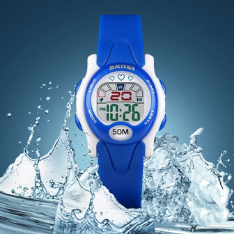 SKMEI 1478 Mode Kinderen kijken Datum Week Display LED Licht Kinderen Waterdicht Kerst Digitaal horloge
