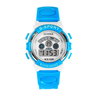HONHX 63-1 Fashion kinderhorloge Datum Weekweergave Multifunctioneel kindersport Drieoog digitaal horloge