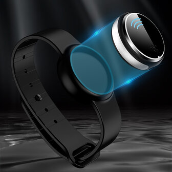 Bakeey Q9 Buiten Ultrasoon Natuurlijk Muggenspray Anti Mosquito Insect Lang Standby Waterdicht Smart Polsband