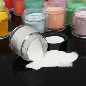 24 kleuren acryl manicure nagel kunst poeder stof decoratie
