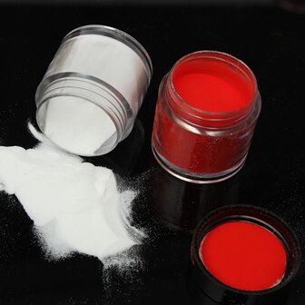24 kleuren acryl manicure nagel kunst poeder stof decoratie