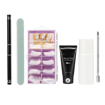 Nails Kit Sets voor Nail Tips Poly Gel Extension Camouflage UV LED Gel Acrylic