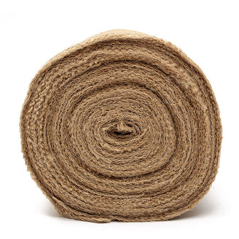 100mm natuurlijke Jute Hessische jute lint Roll Vintage bruiloft Decor Craft riem bloemist bloemschikken