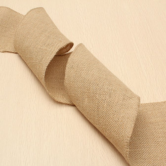 100mm natuurlijke Jute Hessische jute lint Roll Vintage bruiloft Decor Craft riem bloemist bloemschikken