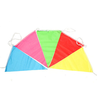 125ft Multicolors Driehoek Wimpel Vlag Partij Bruiloft Verjaardag Banner Bunting Decoraties