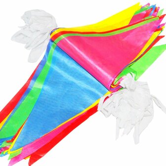 125ft Multicolors Driehoek Wimpel Vlag Partij Bruiloft Verjaardag Banner Bunting Decoraties