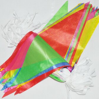 125ft Multicolors Driehoek Wimpel Vlag Partij Bruiloft Verjaardag Banner Bunting Decoraties