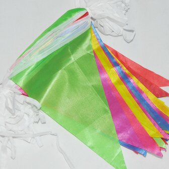 125ft Multicolors Driehoek Wimpel Vlag Partij Bruiloft Verjaardag Banner Bunting Decoraties