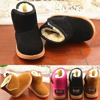 Kind Girl Boy Dikke Warm Baby Classic Snow Boots Kinderen Plush Bont Winter Shoes