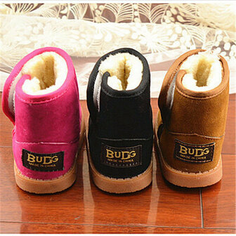 Kind Girl Boy Dikke Warm Baby Classic Snow Boots Kinderen Plush Bont Winter Shoes