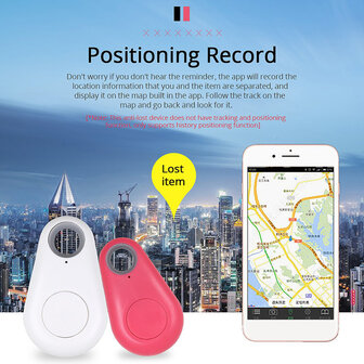 Bluetooth-sleutelzoeker Slim anti-verloren apparaat Anti-verloren sleutelhanger Mobiele telefoon Verloren alarm Bidirectionele zoeker Anti-verloren artefact