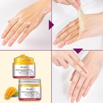 Whitening Peeling Handmaskerverzorging Mango Handpeeling Verwijder het vochtinbrengende masker