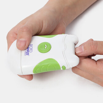 Elektrische nagelknipper LED-licht Nagelvijl Manicure Pedicuresets Gezondheids- en schoonheidstools met verwijderbare kop