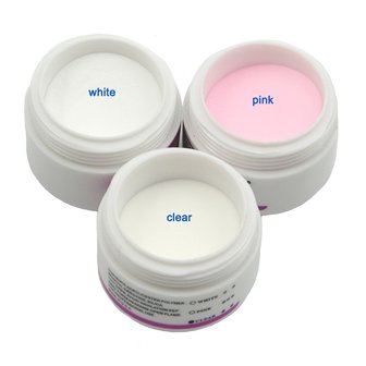 Acryl Nail Professional Nail Art Set Acryl Roze Strass Decoratieset
