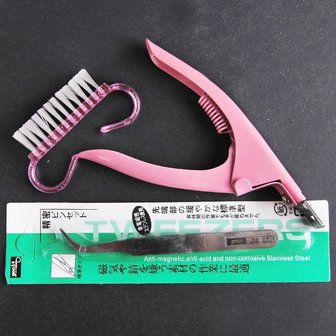 Acryl Nail Professional Nail Art Set Acryl Roze Strass Decoratieset