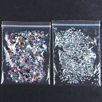 Acryl Nail Professional Nail Art Set Acryl Roze Strass Decoratieset