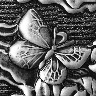 Vintage 3D reli&euml;f zonnebloem reizen dagboek Notebook Journal lederen Kladblok