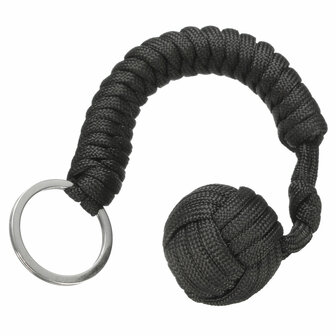 Outdoor Survival Stainless Steel Ball Sleutelhouder Keychain Ring