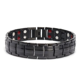 Punk RVS 4 in 1 Sterke Magnetische Therapie Armband Genezing Sieraden voor Mannen