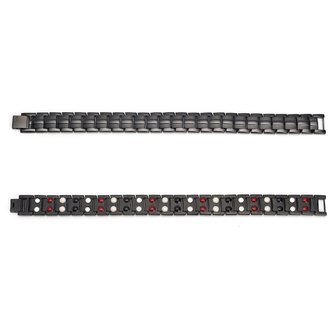 Punk RVS 4 in 1 Sterke Magnetische Therapie Armband Genezing Sieraden voor Mannen