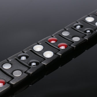 Punk RVS 4 in 1 Sterke Magnetische Therapie Armband Genezing Sieraden voor Mannen