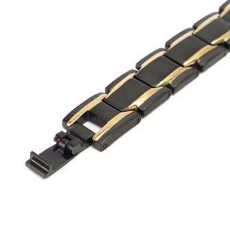 Zwart 316L Titanium Gezondheid Magnetische Armband Sieraden voor Mannen